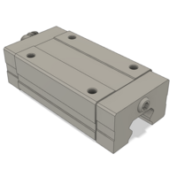 AIRTAC PROFILE RAIL BEARING<br>LSH 20MM SERIES, HIGH ACCURACY WITH LIGHT PRELOAD (B), SQUARE MOUNT - LONG BODY
