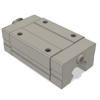 AIRTAC PROFILE RAIL BEARING<br>LSH 20MM SERIES, HIGH ACCURACY WITH LIGHT PRELOAD (B), SQUARE MOUNT - NORMAL BODY