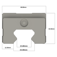 LSH25BK-HN-N-B-M6 AIRTAC PROFILE RAIL BEARING<br>LSH 25MM SERIES, NORMAL ACCURACY WITH LIGHT PRELOAD (B), SQUARE MOUNT - NORMAL BODY