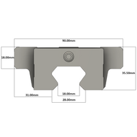 LSH30BK-F2N-N-SB-M6 AIRTAC PROFILE RAIL BEARING<br>LSH 30MM SERIES, NORMAL ACCURACY WITH MEDIUMIUM PRELOAD (SB), BOTTOM MOUNTING FLANGE - NORMAL BODY