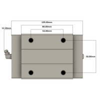 LSH35BK-HN-H-B-M6 AIRTAC PROFILE RAIL BEARING<br>LSH 35MM SERIES, HIGH ACCURACY WITH LIGHT PRELOAD (B), SQUARE MOUNT - NORMAL BODY