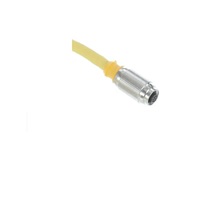 TURCK CORDSET&lt;BR&gt;4 PIN M12 FEMALE STR 0.2M TPE YE WELD 18AWG 250VAC/DC