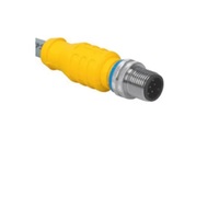 TURCK CORDSET&lt;BR&gt;4 PIN M12 MALE STR QD 2M PVC GY 22AWG 250VAC/DC