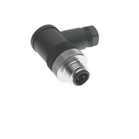 TURCK CIRCULAR CONNECTOR&lt;BR&gt;3 PIN M12 MALE ELB FW PG7 CG 250VAC/DC