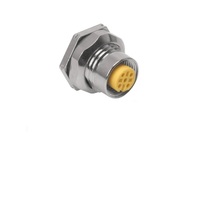 TURCK CIRCULAR CONNECTOR&lt;BR&gt;5 PIN M12 FEMALE STR BM SC PG9 THR 60VAC/75VDC