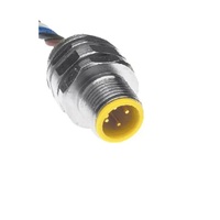 TURCK CIRCULAR CONNECTOR&lt;BR&gt;4 PIN M12 MALE STR FM 0.5M 22AWG PG9 THR 60VAC/75VDC