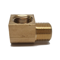 128A-BA ANDERSON BRASS FITTING<BR>1/8" NPT MALE X 1/4" NPT FEMALE REDUCING ELBOW