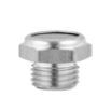 62540-1/4 AIGNEP STAINLESS STEEL PUSH-IN FITTING<BR>1/4" TUBE X 1/4" UNIV MALE SWIVEL ELBOW