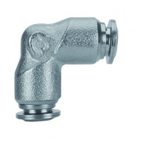 89130-08 AIGNEP NP BRASS PUSH-IN FITTING<BR>1/2" TUBE UNION ELBOW