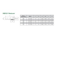 INB121-104-532 NUMATICS/AVENTICS NP BRASS PUSH-IN FITTING<BR>5/32" TUBE X 1/4" PLUG-IN REDUCER