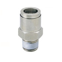 PISCO BRASS PUSH-IN FITTING<BR>10MM TUBE X 3/8