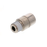 PISCO NP BRASS PUSH-IN FITTING<BR>10MM TUBE X 1/4