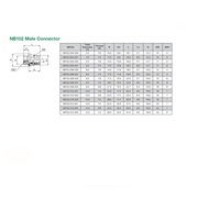 NB102-010-001 NUMATICS/AVENTICS NP BRASS PUSH-IN FITTING<BR>10MM TUBE X 1/4" G MALE