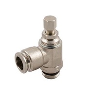 AIGNEP NP BRASS FLOW CONTROL<BR>8MM TUBE X 1/4