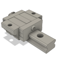 LSD30F2S1X840S20AN-M6 AIRTAC LOW PROFILE RAIL ASSEMBLY<br>LSD 30MM, BOTTOM MOUNT FLANGE, SHORT BODY, RAIL L = 840MM, STANDARD PRELOAD, NORMAL ACCURACY, QTY: 1 BLOCK