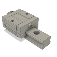 LSD30HS1X280S20BH-M6 AIRTAC LOW PROFILE RAIL ASSEMBLY<br>LSD 30MM, SQUARE MOUNT, SHORT BODY, RAIL L = 280MM, LIGHT PRELOAD, HIGH ACCURACY, QTY: 1 BLOCK