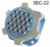 TWINTEC CONNECTOR<BR>12 LINES 3/8" TUBE