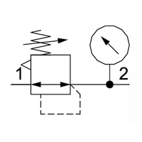 8651AR002F121D0 NUMATICS/AVENTICS REGULATOR 651 SERIES, 1/4" NPT, L.P. GAUGE PSI, 3-45 PSIG, NON-RELIEVING