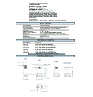 V-800-10-W/OS AIRTROL PRECISION VACUUM REGULATOR<BR>0-10" HG W/O STUD