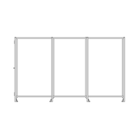 M-10351-P-12X12-0 ROBOTIC PERIMETER INDUSTRIAL GUARDING PREMADE CELL, 1/4" CLEAR POLYCARBONATE, 12'X12'