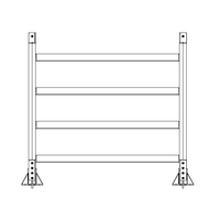 M-10353-P-45-0780-0915-0790-XX-0 STAIRS AND PLATFORM- 45-DEG STAIRS X 780MM PLATFORM X 915MM WIDE X 970MM HEIGHT