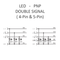 C12.4-5.32/L/P ELCO SINGLE ENDED MICRO CABLE, 4 PIN M12 MALE STRAIGHT PUR BLACK 22 AWG 5M PNP LED