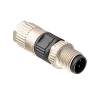 ELCO M12 FIELD ATTACHABLE INSULATION DISPLACEMENT CONNECTORS 4 PIN MALE STRAIGHT