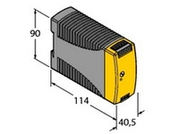 TURCK POWER SUPPLY<BR>IN-CABINET (IP20), 24 VOLTS, 2.5 AMP
