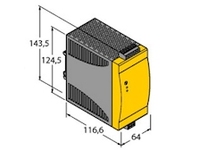 TURCK POWER SUPPLY<BR>IN-CABINET (IP20), 24 VOLTS, 5 AMP