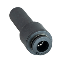 FLOFLEX COMPOSITE PUSH-IN PNEUMATIC FITTING, 12MM TUBE STEM X 8 MM TUBE PLUG-IN REDUCER