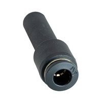 FLOFLEX COMPOSITE PUSH-IN PNEUMATIC FITTING, 3/8&quot; TUBE STEM X 1/4&quot; TUBE PLUG-IN REDUCER