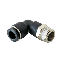 FLOFLEX COMPOSITE PUSH-IN PNEUMATIC FITTING, 10MM TUBE X 3/8&quot; BSPT MALE 90 DEGREE REDUCING ELBOW