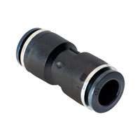 FLOFLEX COMPOSITE PUSH-IN PNEUMATIC FITTING, 10MM TUBE UNION