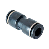FLOFLEX COMPOSITE PUSH-IN PNEUMATIC FITTING, 8MM TUBE UNION