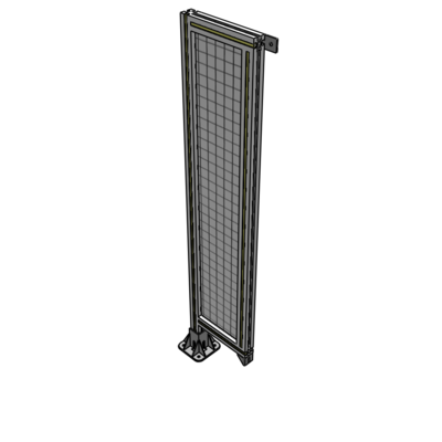A1-1400-0300-0150-TYMFK SINGLE PANEL-LEG ON LEFT WITH TIE PLATES AND ANGLE 1400MM X 300MM 1" MESH, AS A KIT