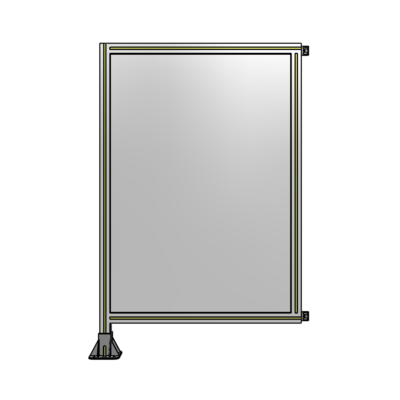 SINGLE PANEL-LEG ON LEFT WITH HINGES 1400MM X 900MM  1/4&quot; POLYCARBONATE, FULLY ASSEMBLED
