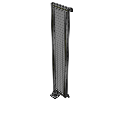 A1-1700-0300-0150-HYMFK SINGLE PANEL-LEG ON LEFT WITH HINGES 1700MM X 300MM  1" MESH, AS A KIT