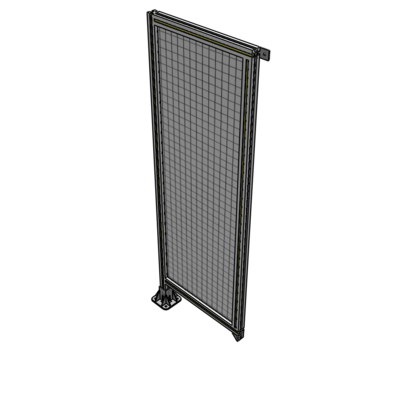A1-1700-0600-0150-TYMFK SINGLE PANEL-LEG ON LEFT WITH TIE PLATES AND ANGLE 1700MM X 600MM 1" MESH, AS A KIT