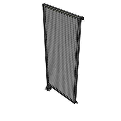 A1-2135-0900-0150-HYMFK SINGLE PANEL-LEG ON LEFT WITH HINGES 2135MM X 900MM 1" MESH, AS A KIT