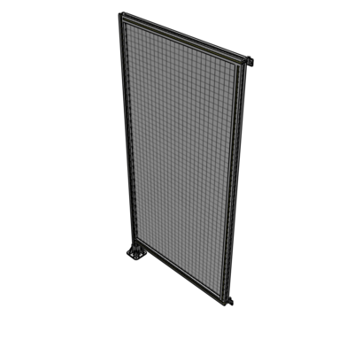 A1-2135-1050-0150-HYMFK SINGLE PANEL-LEG ON LEFT WITH HINGES 2135MM X 1050MM 1" MESH, AS A KIT