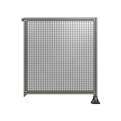 SINGLE PANEL-LEG ON RIGHT WITH TIE PLATES AND ANGLE 1400MM X 1200MM  1&quot; MESH, AS A KIT