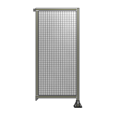 SINGLE PANEL-LEG ON RIGHT WITH TIE PLATES AND ANGLE 1700MM X 750MM  1&quot; MESH, AS A KIT