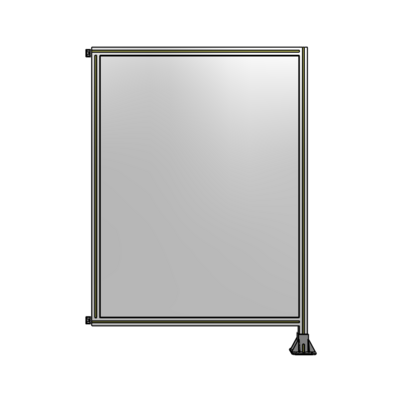 SINGLE PANEL-LEG ON RIGHT WITH HINGES 1700MM X 1200MM  1/4&quot; POLYCARBONATE, AS A KIT