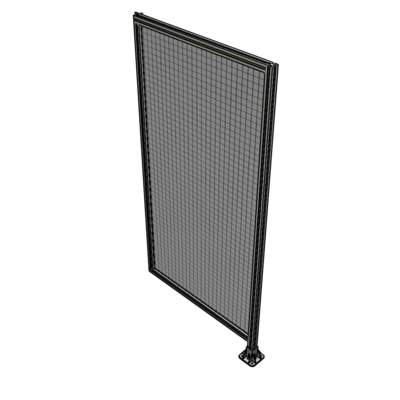 A2-2135-1050-0150-HYMFA SINGLE PANEL-LEG ON RIGHT WITH HINGES 2135MM X 1050MM 1" MESH, FULLY ASSEMBLED