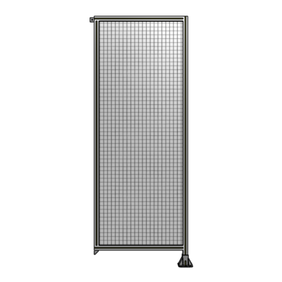 SINGLE PANEL-LEG ON RIGHT WITH TIE PLATES AND ANGLE 2400MM X 900MM  1&quot; MESH, FULLY ASSEMBLED