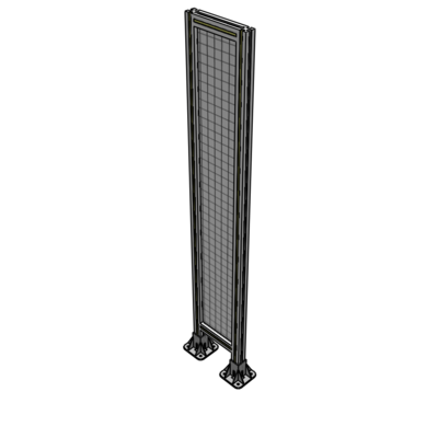 A3-1700-0300-0150-ZYMFK SINGLE PANEL-LEG ON  BOTH SIDES  1700MM X 300MM  1" MESH, AS A KIT