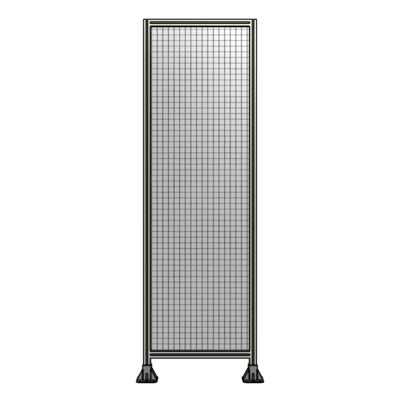 SINGLE PANEL-LEG ON  BOTH SIDES  2400MM X 750MM  1&quot; MESH, FULLY ASSEMBLED