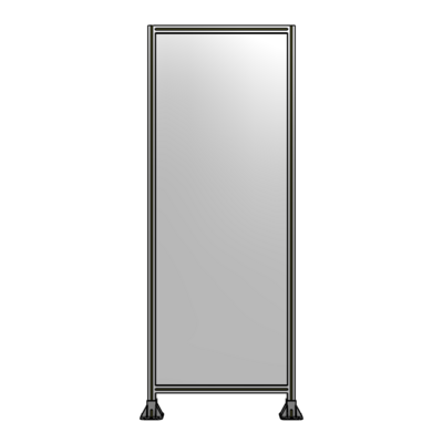 SINGLE PANEL-LEG ON  BOTH SIDES  2400MM X 900MM  1/4&quot; POLYCARBONATE, FULLY ASSEMBLED