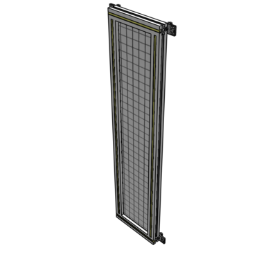 A4-1400-0300-0150-HYMZA SINGLE PANEL-NO LEGS WITH HINGES 1400MM X 300MM  1" MESH, FULLY ASSEMBLED