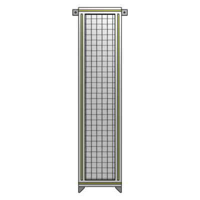 SINGLE PANEL-NO LEGS WITH TIE PLATES AND ANGLE 1400MM X 300MM  1&quot; MESH, AS A KIT